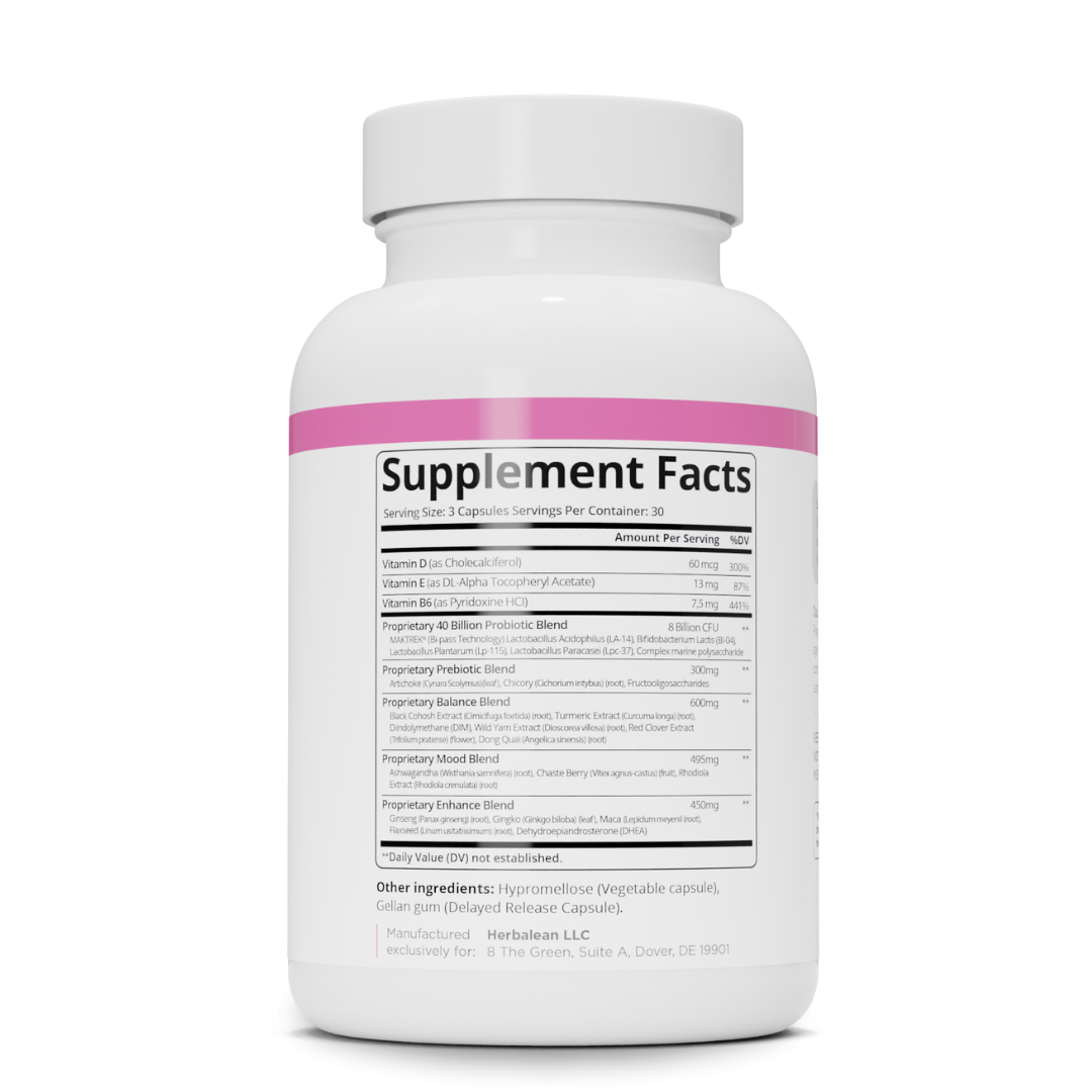 Supplements facts of Herbalean_s_Women_s_Hormonal_Balance
