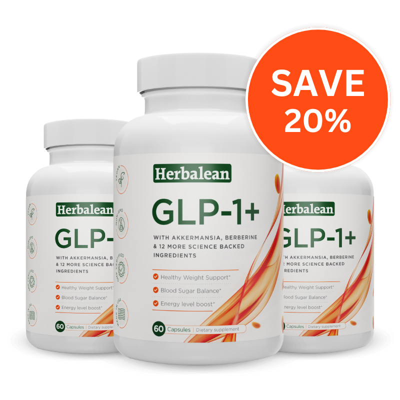 Herbalean's GLP-1+ save 20%