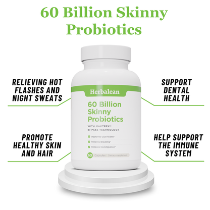 Benefits of using Herbaleans's 60 Billion Skinny Probiotics